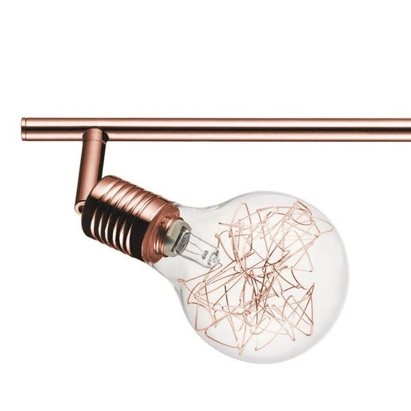 Bulbs Ceiling Lamp Incl. 3xG9 Max.28W Copper Metal/Transparent Glass 2507313