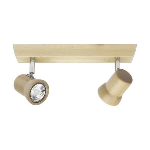 Venla Ceiling Lamp Incl. 2xLED GU10 5W Birch Wood 2434260