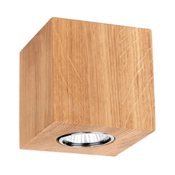 Wooddream Square Ceiling Lamp 1xGU10 Max.6W Oiled Oak 2076174