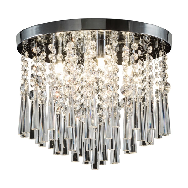 Luxoria Ceiling Lamp Incl. 4xG9 3W Chrome/Transparent 9018428