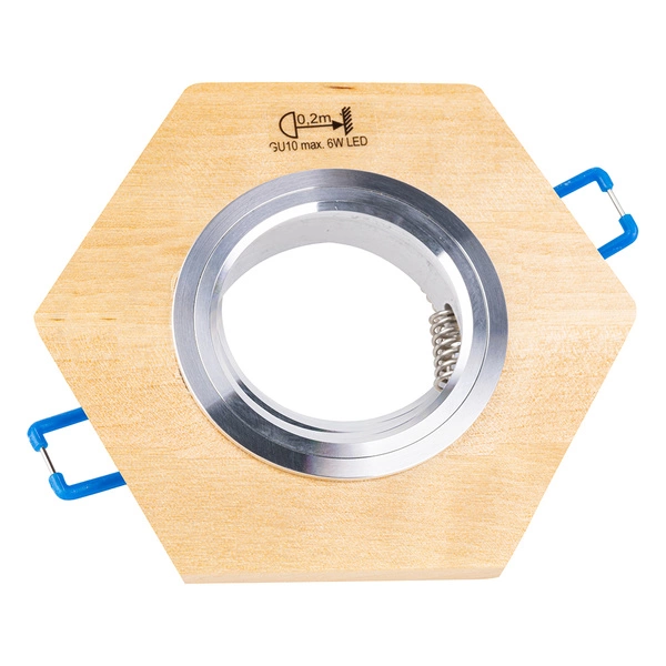 Vitar Wood Downlight 1xLED GU10 Max.6W Birch Wood 2018160