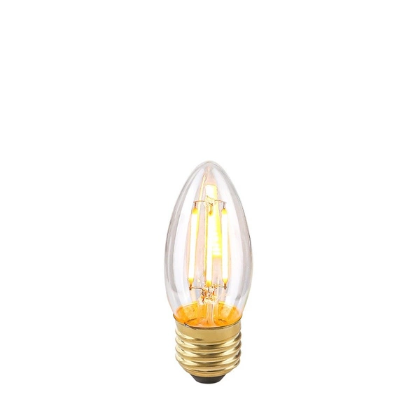 LED decorative light bulb, E27, Clear 801409 B35, 4W, 2200K, 400lm