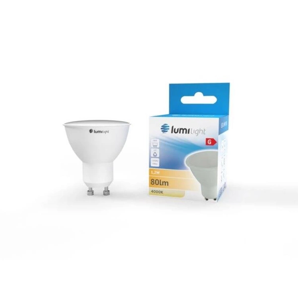 Żarówka LED JDR GU10 230V 1,2W barwa neutralna 4000K | biały