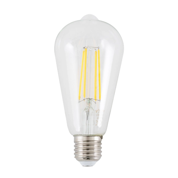 FILAMENT LED bulb E27 5W warm 1800K ST64 teardrop