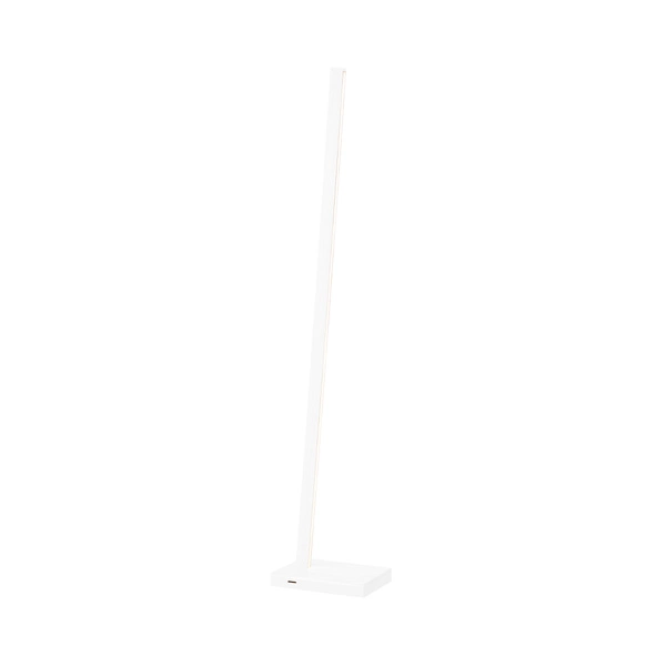 Linus Floor Lamp 1xLED 24V Integrated 2000lm 3000K 22W White Beech Wood/Black Fabric Cable with Touch Dimmer 9290102