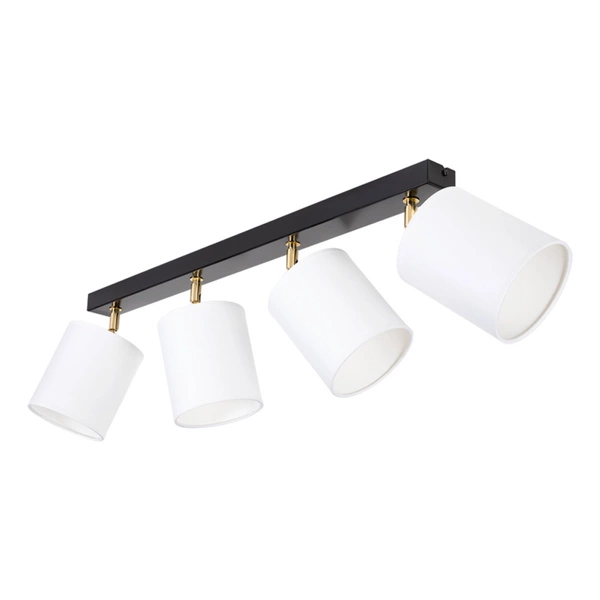 Aprillia Ceiling Lamp 4xE27 Max.25W Black/Gold/White 56344404