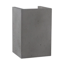 Kinkiet blokowy 2xGU10 Max.6W Szary Beton 8973236