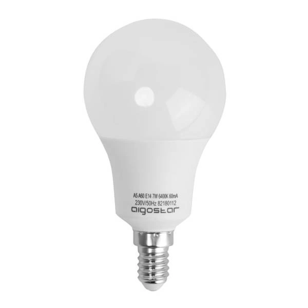 LED bulb E14 6W warm 3000K A60