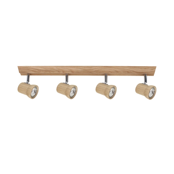 Venla Ceiling Lamp Incl. 4xLED GU10 5W Oiled Oak 2434474