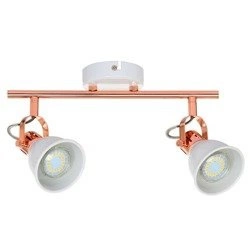 Anita Ceiling Lamp 2xGU10 Max.50W White Metal/Copper Metal 2766202