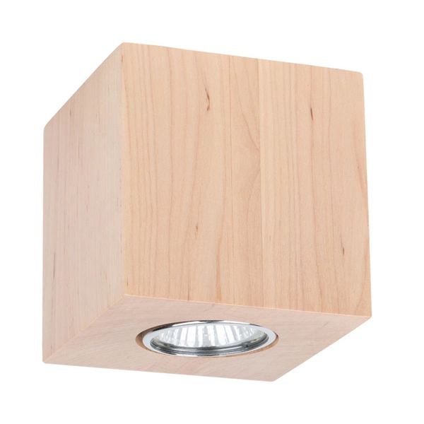 Wooddream Square Ceiling Lamp Incl.1xLED GU10 5W Birch 2576160