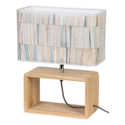 Malo Table Lamp 1xE27 Max.25W Oiled Oak/Anthracite/Multicolor 7727174