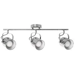 INGA ceiling strip lamp 3 pt chrome 2741328