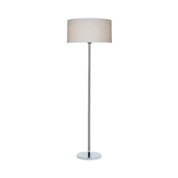 Lampa podłogowa Leila 1xE27 maks. 60W chromowany metal/przezroczysty kabel PVC/wielokolorowy papier + klosz z PCV ze wzorem krokodyla 6651028