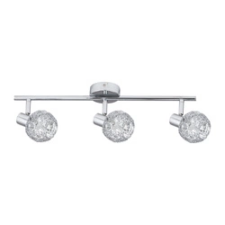 Lena Ceiling Lamp 3xG9 Max.28W Chrome Metal/Transparent Glass 2095328