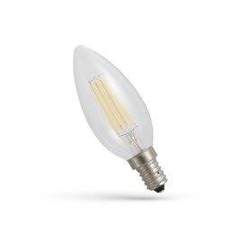 LED ŚWIECOWA E-14 230V 4W COG NW CLEAR SPECTRUM