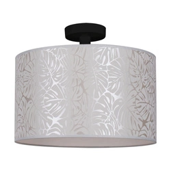Lampa Sufitowa Mateo 1xE27 Max.60W Czarny Metal/Beżowa Tapeta 87810104