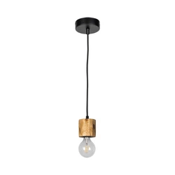 Pino Pendant Lamp 1xE27 Max.60W Stained Pine/Black 71689104