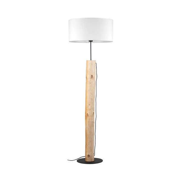 Pino Floor Lamp 1xE27 Max.60W Natural Pine/Black/White/Black Braided 87626904