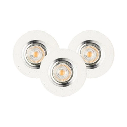 Vitar Round Ceiling Lamp Incl.3xLED GU10 6W White/Chrome 2511337