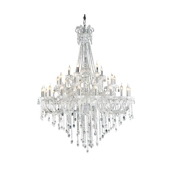 Queen Chandelier 35xE14 Max.40W Transparent/Chrome 9140352