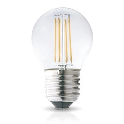 FILAMENT LED decorative light bulb E27 4W warm 3000K G45 ball