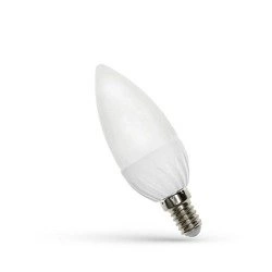 LED ŚWIECOWA E-14 230V 6W CW SPECTRUM +