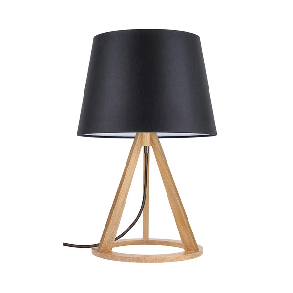 Konan Table Lamp 1xE27 Max.25W Oiled Oak/Anthracite/Black 6515174