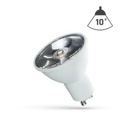 LED GU10 230V 6W SMD 10ST NW WITH SPECTRUM LENS