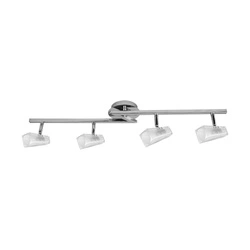 Ariel Ceiling Lamp Incl. 4xG9 Max.28W Chrome Metal/White Glass 2408428