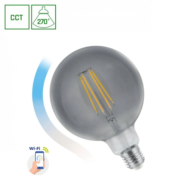 Żarówka LED GLOB 4.9W E27 CCT 4000K-6500K + DIMM SMART