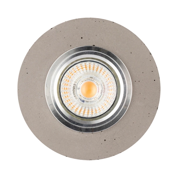 Vitar Round Ceiling Lamp Incl.1xLED GU10 6W Gray/Chrome 2511136