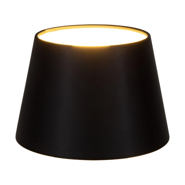 Lampshade Cone E27 H20 Black Fabric A1412