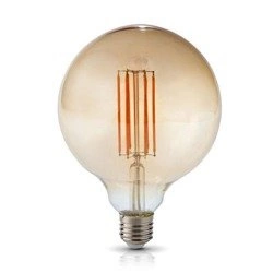 Żarówka FILAMENT LED E27 7W ciepła 2700K kula GLOBE G125