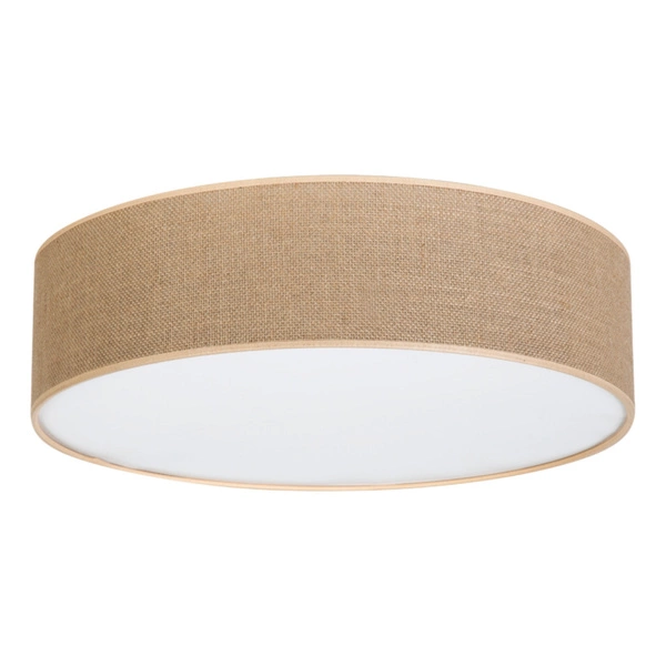 Jute Ceiling Lamp 4xE27 Max.25W White/Beige 47924802