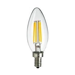 FILAMENT LED decorative light bulb 4W E14 C37 candle neutral color 4000K EKZF0964