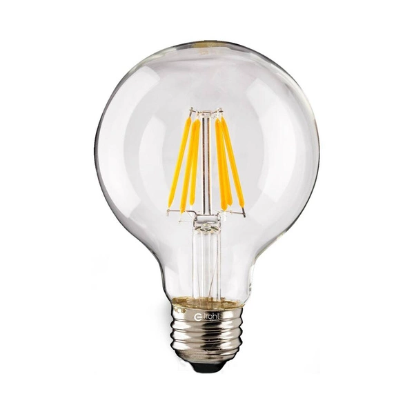 LED Filament bulb 7W E27 G120 ball warm color 2700K EKZF969