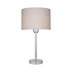 Leila Table Lamp 1xE27 Max.60W Chrome Metal/Transparent PVC Cable/Multicolor Paper+PCV Shade with Paisley pattern 7653028