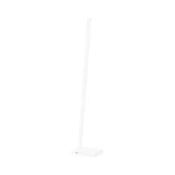 Linus Floor Lamp 1xLED 24V Integrated 2000lm 3000K 22W White Beech Wood/Black Fabric Cable with Touch Dimmer 9290102