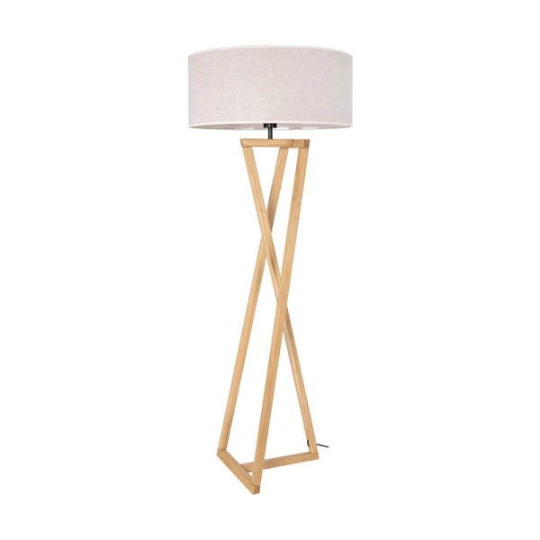 Clessidra Floor Lamp 1xE27 Max.60W Oiled Oak/Beige 6017400911666