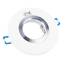 Vitar Round Downlight 1xLED GU10 Max.6W White Concrete 2011137