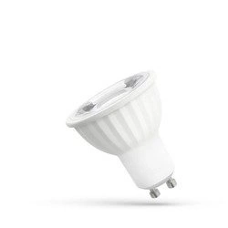 LED GU10 230V 6W SMD 45ST  WW Z SOCZEWKĄ SPECTRUM