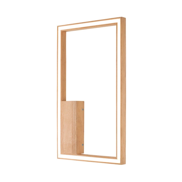 Ramme Wall Lamp 1xLED Samsung 24V Integrated 2240lm 3000K 24W Oiled Oak with Touch Dimmer 9144174