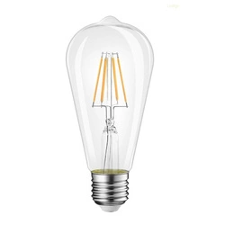 LED teardrop bulb E27 ST64 4W filament EDISON VINTAGE | neutral color