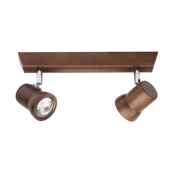 Venla Ceiling Lamp Incl. 2xLED GU10 5W Walnut Beech Wood 2434276