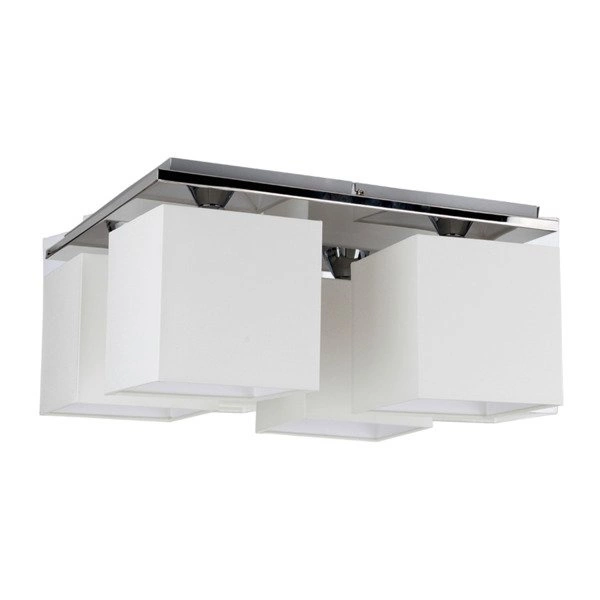 Rivoli Ceiling Lamp 4xE27 Max.25W Chrome/White 8582428_SL