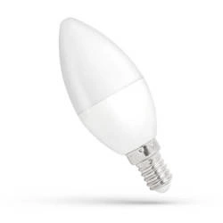 Dimmable DIMM LED candle bulb E-14 6000K 6W | cold