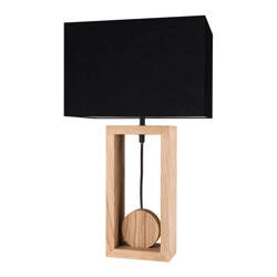 Logan Table Lamp 1xE27 max. 40W Oiled Oak/Black 7017411911687