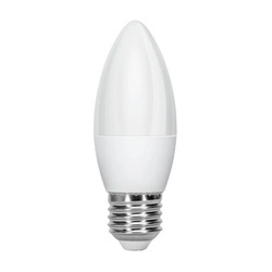 LED bulb E27 C37 candle 7W warm 3000K