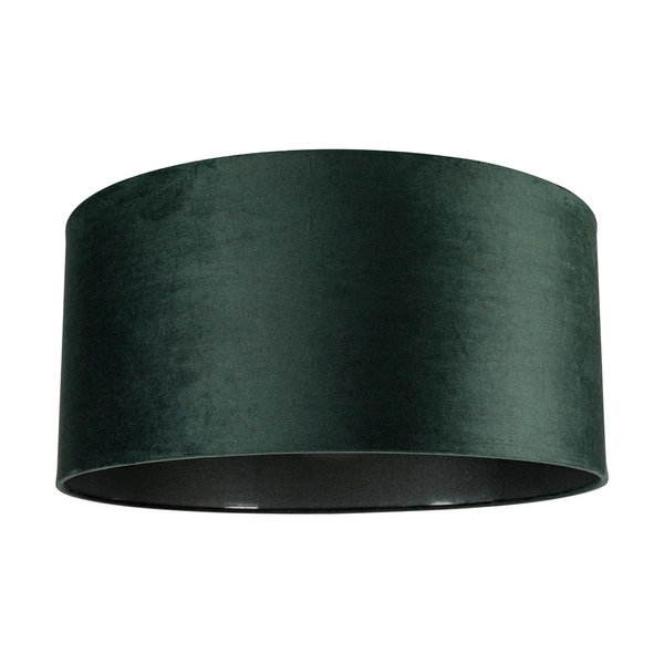 Lampshade Cylinder E27 H25 Green Velvet A1431